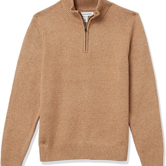 Amazon Essentials Men's Long-Sleeve Soft Touch Quarter-Zip Sweater - Picture 3 of 5